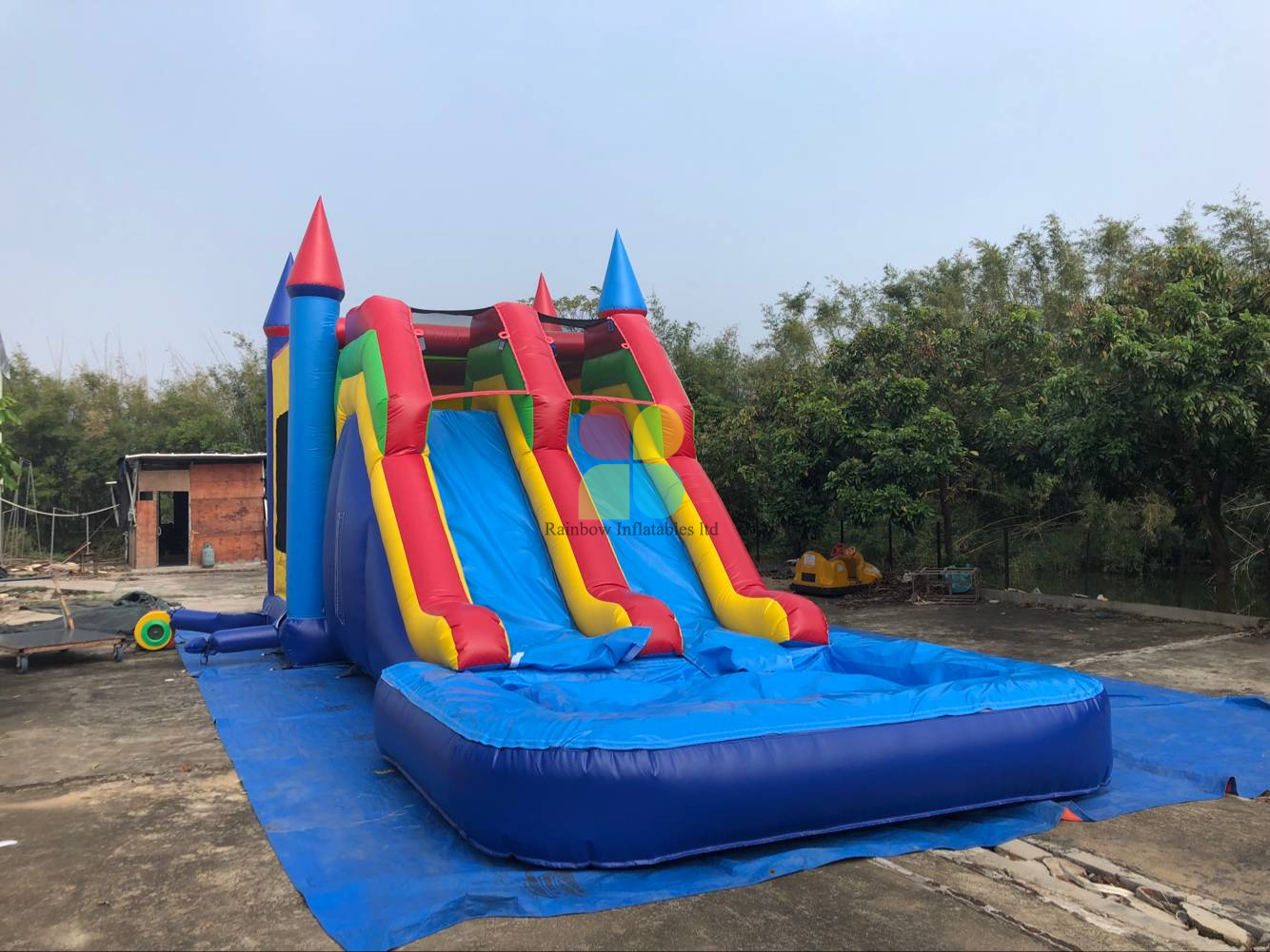 Inflatable Bounce House with Slide And Pool