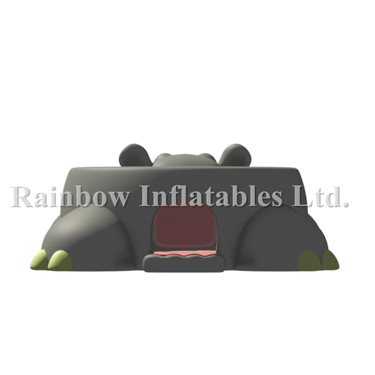 RB01044 （8x6m）Popular Inflatable Hippo Bouncer,Inflatable Hippo Climbing Bouncer