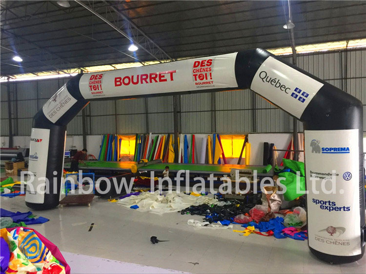 RB21050（7x4m）Inflatable Big Black Arch for sale