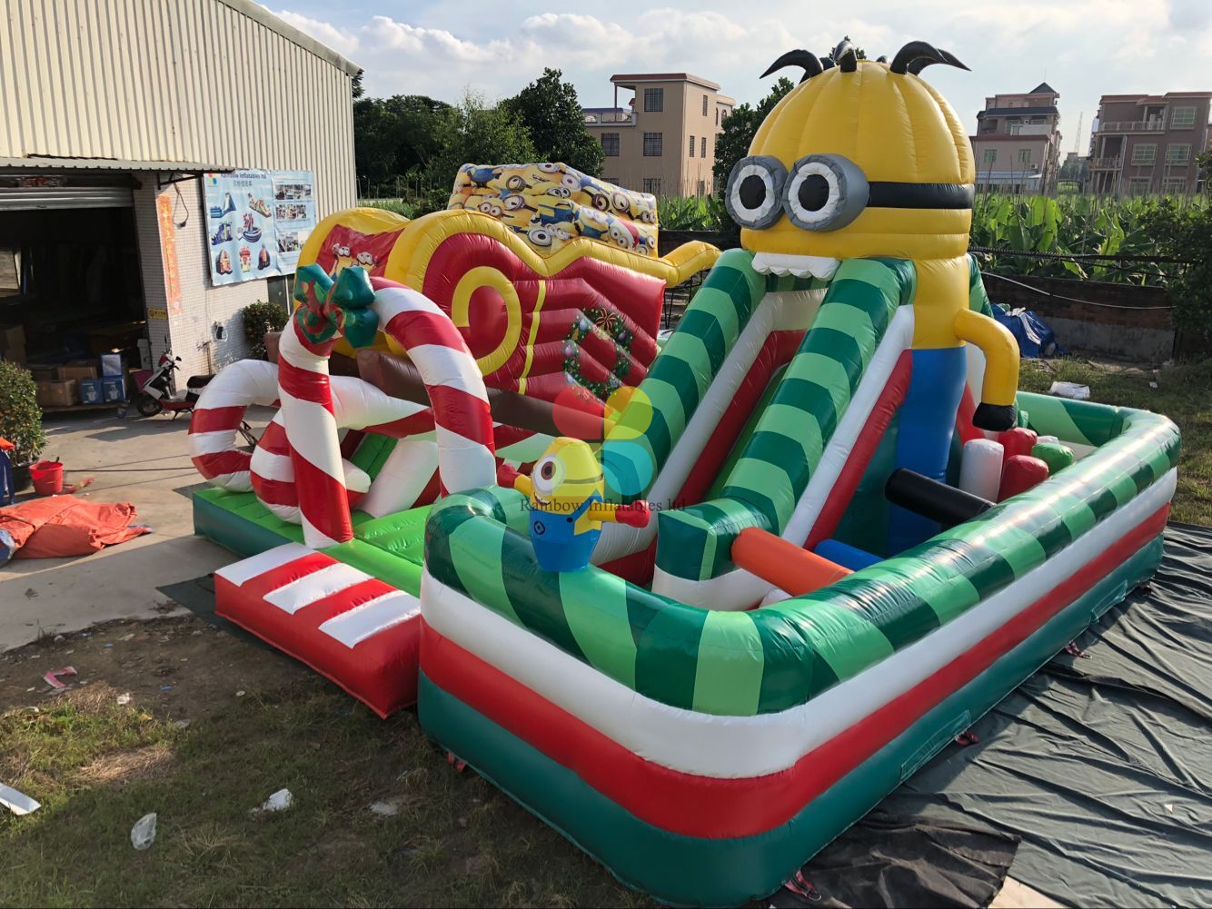 Inflatable Minions playground