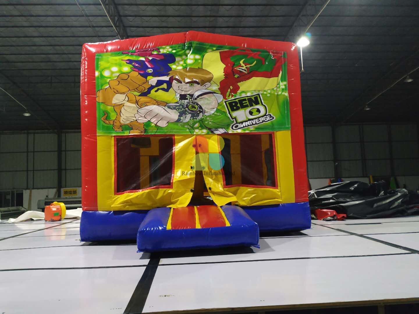 Medium Size Inflatable Ben Printing Bouncy House For Rental