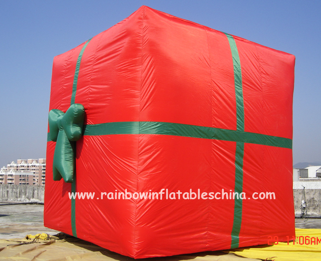 RB20014（3x3.5m）Inflatable christmas gift box 