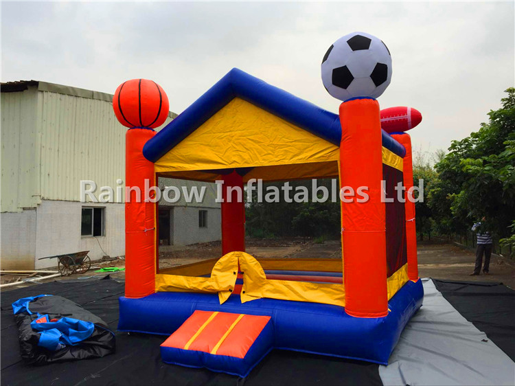 Mini Football Theme Inflatable Bouncer for Toddlers