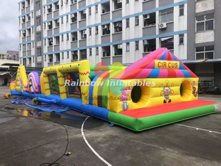 RB5062 Inflatable Rainbow Kids obstacle course