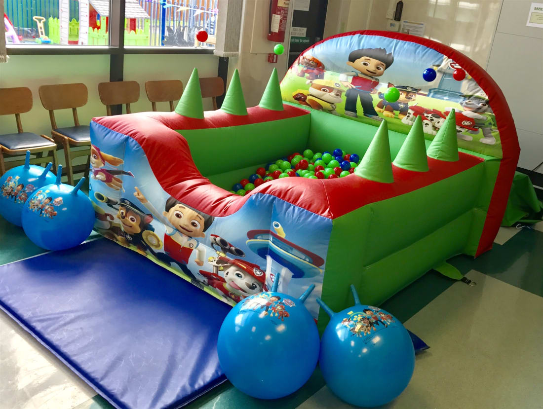 Customized Small Size Inflatable Ball Pool, Plastic Ball Pool, Inflatable Ball Pit with digital printing