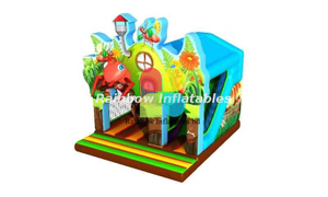 New Design Ants Inflatable Castle with Slide From Rainbow 