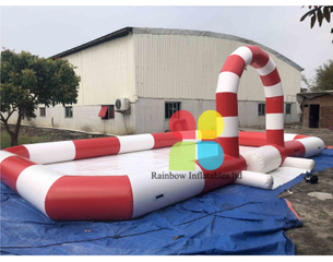  Inflatable Bumper Cars Playground with Air Arch For Kids