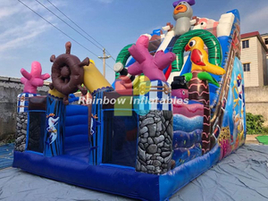 Sea, land and air inflatable combo