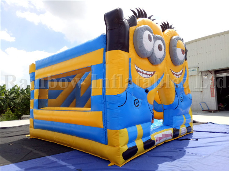 Outdoor Commercial Minions Inflatable Party Combo for Kids